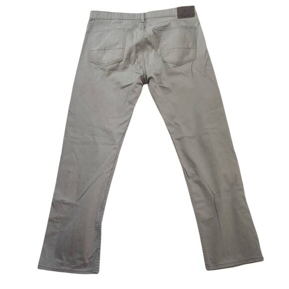 Dockers Mens Size 36x32 Gray Straight Fit Ribbed Chino Pants - Picture 5 of 8